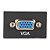 EXTENSOR DE VIDEO VGA VIA CABO DE REDE RJ45 KNUP KP-HM004 - Imagem 2