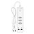 EXTENSAO ELETRICA 10A 110VAC/ 220VAC, BOTAO ON/OFF, 3 TOMADAS KP-BX2203 - Imagem 2