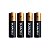 PILHA AA DURACELL MN1500 CART C/ 4 UNIDADES (CAR/1) - Imagem 2