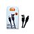 CABO USB 2 EM 1 LIGHTNING KAIDI CARREGAMENTO TURBO 1M KD-2505CL - Imagem 1