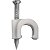 FIXA CABO REDONDO10MM RG6 100 PEÇAS BRANCO FXCB0008a - Imagem 1