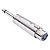ADAPTADOR P10 MONO PARA JACK CANNON, METAL ADAP0028 - Imagem 1