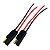 CHICOTE COM CONECTOR 2 FIOS 1MM CHTE0002 - Imagem 1