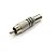 PLUG RCA METAL NIQUEL 58MM PRETO PGRC0006 - Imagem 3