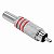 PLUG RCA METAL NIQUEL 58MM VERMELHO PGRC0005 - Imagem 1