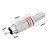 PLUG RCA METAL NIQUEL 58MM VERMELHO PGRC0005 - Imagem 3