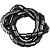 ORGANIZADOR PARA CABOS E FIOS NA COR PRETA 19mm x 2m ORCB0005 - Imagem 3