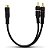 CABO AUDIO Y 1 FEMEA X 2 MACHO GRANEL 0,2M 4MM USO AUTOMOTIVO CBAY0004 - Imagem 1