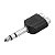 PLUG P10 STEREO P/ 2 JACK RCA NIQUEL ADAP0031 - Imagem 1