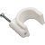 FIXA CABO REDONDO 5MM BRANCO FXCB0006a - Imagem 1