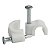 FIXA CABO REDONDO 5MM BRANCO FXCB0006a - Imagem 2
