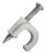 FIXA CABO 7MM PARA CABO RG59 BRANCO FXCB0001a - Imagem 1