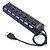 HUB USB 2.0 7 PORTAS COM CHAVE LIGA /DESLIGA LED HB-T57 - Imagem 1