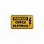 PLACA  ADVERTENCIA 22X17 G - Imagem 1