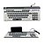MINI TECLADO USB TECLAS RETRO KP-TE126 - Imagem 2