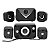 CAIXA DE SOM MINI SUBWOOFER 2.1 KNUP - KP-RO821 - Imagem 2