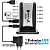 HUB USB 2.0 7 PORTAS TORRE COM CABO USB E FONTE DE ALIMENTACAO KNUP HB-T68 - Imagem 3
