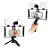 SUPORTE TRIPE DE CAMERA PORTATIL + MICROFONE + LUZ MARCA MTG-3333 - Imagem 2