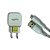 CARREGADOR DE TOMADA COM DUAS PORTAS USB MICRO USB - OR-IC032/M - Imagem 1