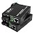 CONVERSOR DE FIBRA OPTICA 1000MBPS RJ45 1 PAR, A+B, ALIMENTACAO BIVOLT 110/220VAC AD147 - Imagem 2