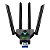 ADAPTADOR USB COM ANTENAS DUAL BAND 2,4G 5.8G  600MBPS, ANTENA DE 2DBI KNUP KP-AW163 - Imagem 2