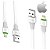 CABO USB MICRO IOS 1M KAIDI KD-307A - Imagem 1