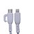CABO DE DADOS MICRO USB-C PARA LIGHTNING 3A 1 MT KAIDI KD-105CL - Imagem 2