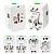 ADAPTADOR TOMADA UNIVERSAL PARA VIAGEM D-7Y - Imagem 2