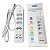EXTENSAO ELETRICA COM CABO DE ALIMENTACAO CONECTOR PADRAO NBR14136 10A BX2204 - Imagem 1