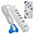 EXTENSAO ELETRICA COM CABO DE ALIMENTACAO CONECTOR PADRAO NBR14136 10A BX2205 - Imagem 2