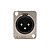 CONECTOR XLR PAINEL  MACHO SA2X NIQUELADO - SANTO ANGELO - Imagem 2
