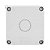 CAIXA ORGANIZADORA PARA CFTV RESISTENTE A AGUA PEQUENA 10,3 X 10,3 X 7 CM BRANCA PP - GIMIX 1578 - Imagem 1