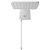 DUCHA QUADRATTA ELETRONICA 7700W 220V BRANCO - Imagem 3