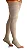 Meia 7/8 Sigvaris Essencial Select Comfort Premium Ponteira Aberta 20-30mmHg Natural - Imagem 1
