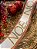 Fita natural com noel vermelho - Imagem 1