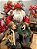 Papai noel sentado vermelho e marrom - 60cm - Imagem 2