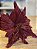 Poinsetia decorativa vermelha - Imagem 2