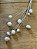 Galho pompom branco 88cm - Imagem 1
