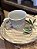 Caneca cinza gotas - Imagem 1
