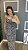 Vestido tule alça leopardo bege - Imagem 1