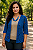 CAMISA RENDA AZUL ROYAL - Imagem 1
