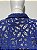 CAMISA RENDA AZUL ROYAL - Imagem 6