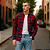 CAMISA XADREZ LACOSTE LIVE - Imagem 1