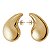 BRINCO GOTA M OURO - Imagem 1