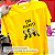 Camiseta Amarelo Canário Adulto Poliéster - Imagem 6