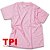 Camiseta Rosa Bebê Adulto Poliéster - Imagem 1
