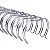 Wire-o Prata 1 1/4 - Caixa com 25 - Imagem 1