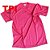 Camiseta Rosa Pink Adulto Plus Size Poliester - Imagem 1