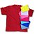 Camiseta Plus Size Colorida Adulto Poliester - Imagem 1