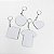 Chaveiro MDF Dupla Face | Pct c/ 5 - Imagem 1